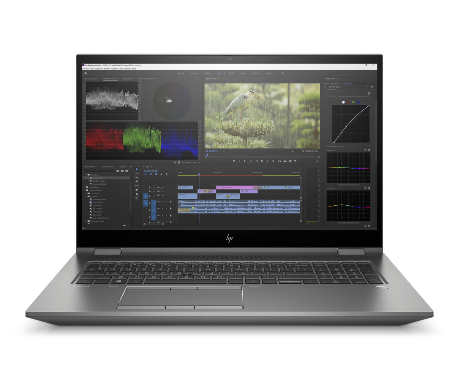 HP Zbook Fury 17 G8; Core i7-11850H / 2,5 GHz, 32GB RAM, 512GB SSD (NVMe), 15,6" FHD, Wi-Fi, BT, Web