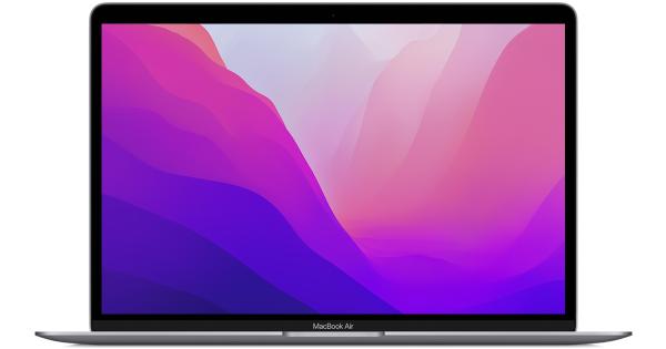 APPLE MacBook Air 13" (2020) A2337 Space Gray; Apple M1 8-core 8-core GPU, 8GB RAM, 512GB SSD, LCD 1