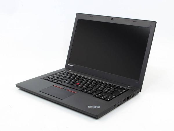 Lenovo ThinkPad T450; Core i5 / 2,3GHz, 8GB RAM, 256GB SSD, 14" HD+, Wi-Fi, BT, WebCAM, Windows 10 P