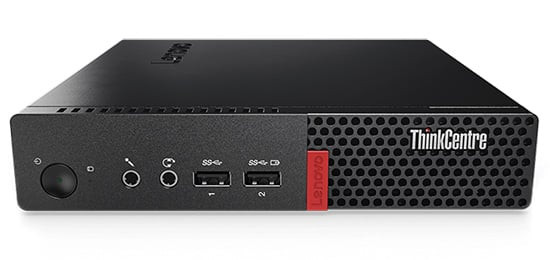 PC Lenovo M910q; Intel Core i5 - 6500T / 2,5 GHz, 8GB RAM, 256GB SSD, Wifi, BT, Windows 10 Pro - Mic