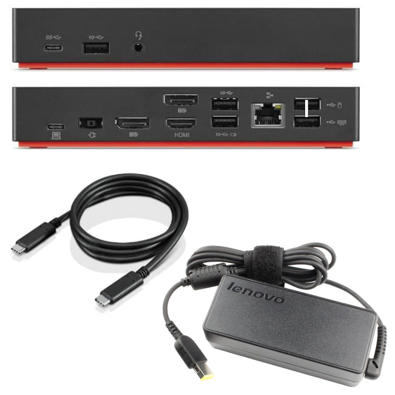 Port replikátor Lenovo ThinkPad USB-C G2 Type 40AS 20V-4.5A + ACA 90W - repas
