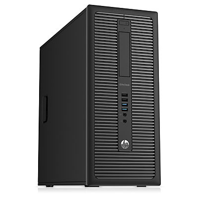 HP Elitedesk 800G1; Core i7-4790 / 3,6 GHz, 16GB RAM, 256GB SSD + 1TB HDD, DVDRW, Windows 10 Pro - M