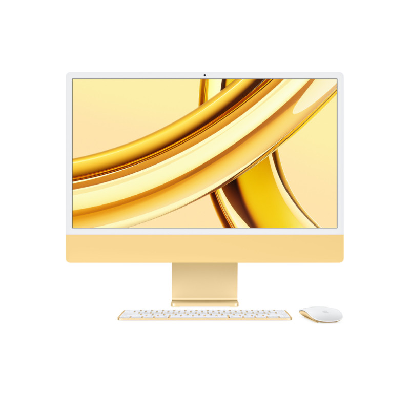 APPLE iMac 21,1 A2438 (2021) Yellow; Apple M1 / 3,2 GHz, 16GB RAM, 512GB SSD, LCD 23,5", Wifi, BT,