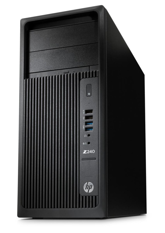 HP Z240 Workstation; Intel Core i7-7700 / 3,6 GHz, 16GB RAM, 512GB SSD(NVMe) + 512GB HDD, DVDRW, nVi
